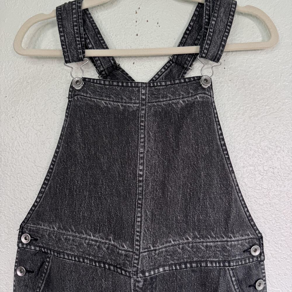 Rag & Bone Liquid Miramar Overalls Womens Small Faux Denim Cotton Terry Tencel - Picture 5 of 13